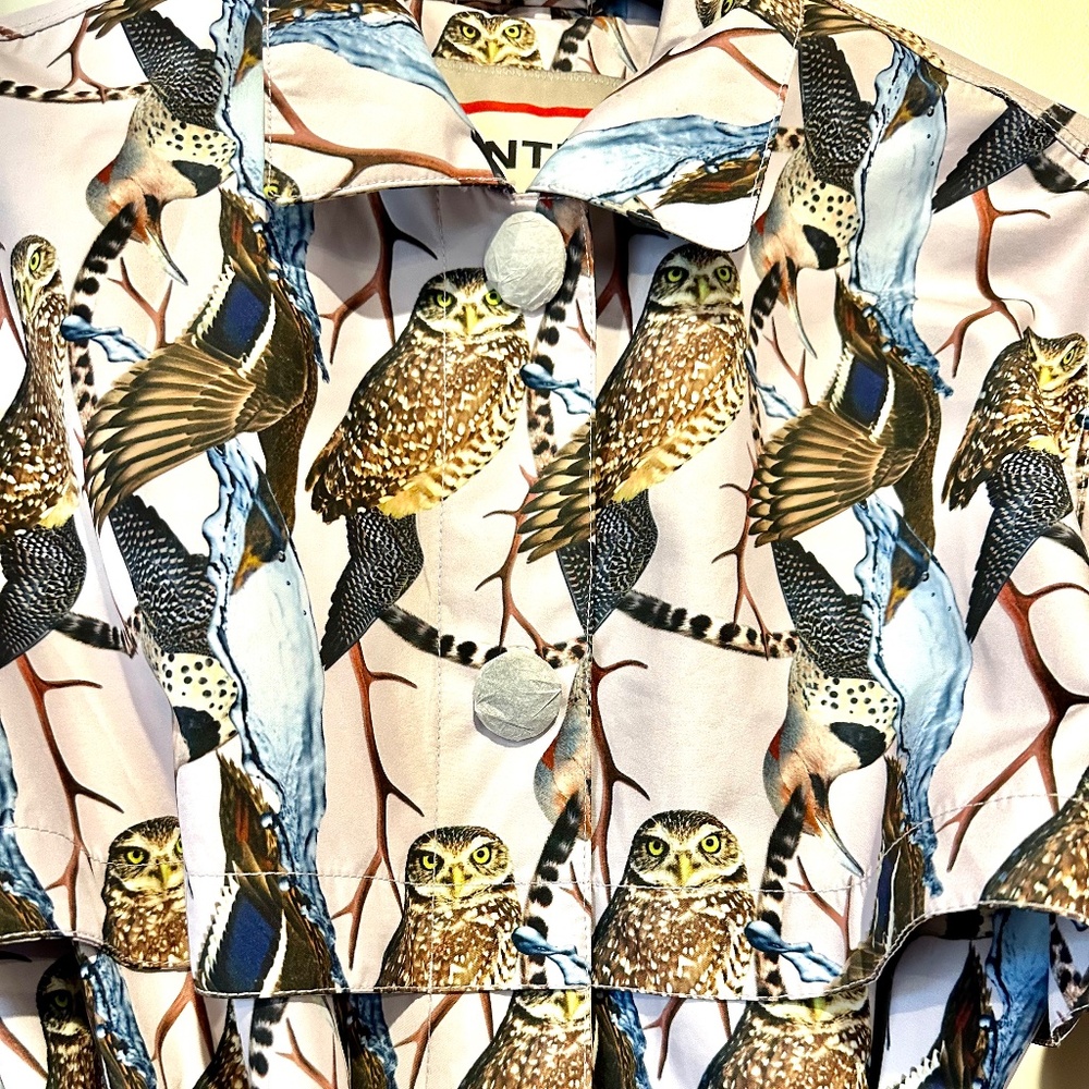 Hunter Multicolor Bird Print Utility Jacket - Picture 13 of 14